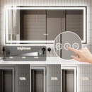 GlareGuard Anti-Fog Bathroom Dimmable Led Mirror Backlit Illuminated Mirror Touch Switch