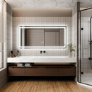 GlareGuard Anti-Fog Bathroom Dimmable Led Mirror Backlit Illuminated Mirror Touch Switch