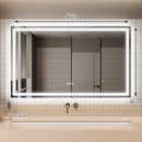 GlareGuard Anti-Fog Bathroom Dimmable Led Mirror Backlit Illuminated Mirror Touch Switch