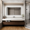 GlareGuard Anti-Fog Bathroom Dimmable Led Mirror Backlit Illuminated Mirror Touch Switch