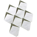 White 12x12 Polished Diamond Eastern White, Glass Mosaic Tile (5 pack, 5 sq ft/case) - Sample