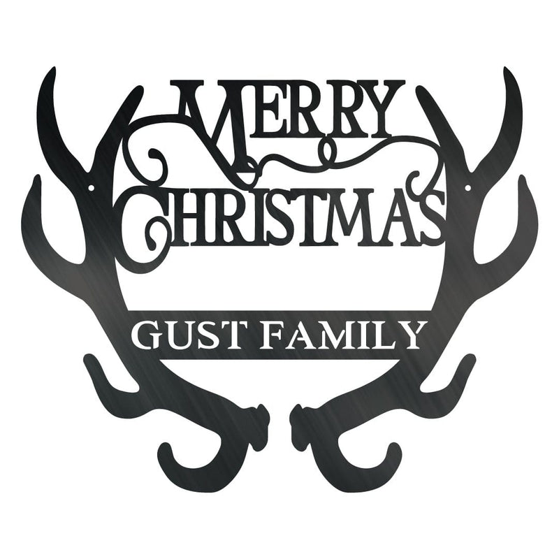 Antler Merry Christmas