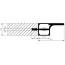 AP16F Aluminum 8 ft Oval Wardrobe Hanging Rail 10 Pack LED lighted Closet Rod Fixture