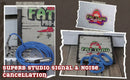 XLR Female to 1/4" Male Jack Microphone Cables (4 Pack) by FAT TOAD | 20ft Pro Audio Blue Mic Cord Extension Patch Lo-Z Connector | 24 AWG Shielded Speaker Wire & Balanced for Studio Audio Recording by GeekStands.com