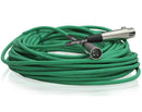 50ft XLR Microphone Cables (12-Pack) by FAT TOAD  - Professional Pro Audio Green Mic Extension Patch with Lo-Z Connector - 24 AWG Shielded Wire & Balanced for DJ Music Recording Studio Mixer Gear