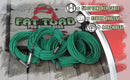 XLR Microphone Cables (4 Pack) by FAT TOAD | 50ft Professional Pro Audio Green Mic Cord Extension Patch with Lo-Z Connector | 24 AWG Shielded Wire & Balanced for Music Recording Studio Mixer Gear