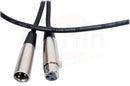 XLR Microphone Cable by FAT TOAD - 20ft Professional Pro Audio Mic Cord Extension Patch with Male to Female Lo-Z Connector - 24 AWG Wire & Balanced by GeekStands.com