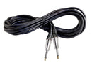 Guitar Cords (6 Pack) Instrument Cable by FAT TOAD - 20FT Wires 1/4 Inch Gold Straight-End for Electric, Acoustic, Bass, Keyboards, Speakers Sound AMP