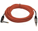 Guitar Cords (4 Pack) Right Angle Instrument Cable by FAT TOAD | 20FT 1/4 Inch Straight-End Wires for Electric Guitar, Bass, Keyboards & Music Sound Recording Studio | Shielded 24 AWG Patch Conductor