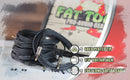 Guitar Cords (6 Pack) Instrument Cable by FAT TOAD - 20FT Wires 1/4 Inch Gold Straight-End for Electric, Acoustic, Bass, Keyboards, Speakers Sound AMP