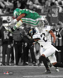 Saquon Barkley Reverse Hurdle Philadelphia Eagles 8" x 10" Football Photo by Dynasty Sports & Framing