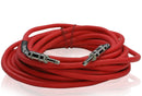1/4" to 1/4 Male Jack Speaker Cables (2 Pack) by FAT TOAD - 25ft Professional Pro Audio Red DJ Speakers PA Patch Cords - Quarter Inch 12 AWG Wire