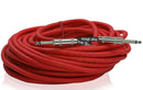 1/4" to 1/4 Speaker Cable by FAT TOAD - 50ft Professional Pro Audio Red DJ Speaker PA Patch Cord Quarter inch Male Jack - 12 AWG Gauge Wire for Studio