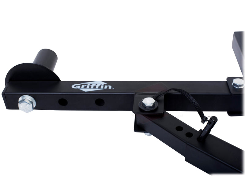 Wall Mount Brackets for PA Speakers (4 PACK) by GRIFFIN - Securing Locking Pin & 3-Level Tilt Adjustments - All-Steel DJ Studio Monitor Stands with 35mm Pole Holder for Pro-Audio
