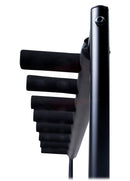Five Guitar Rack Stand by GRIFFIN - Holder for 5 Guitars & Folds Up For Easy Transport - Neoprene Tubing Accessories For Music Bands, Recording Studio