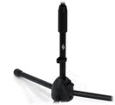 Low-Profile Microphone Stand (2 PACK) by GRIFFIN - Short Tripod Mic Stand Mount with Boom Arm for Kick Bass Drum, Studio Desktop Recording, Singing & Guitar Amplifiers - Small Height Telescoping Holder