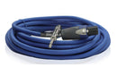 Speakon to 1/4" Male Cables (2 Pack) by FAT TOAD - 25 ft Professional Pro Audio Blue DJ Speaker PA Cord with Twist Lock Connector - 12 AWG Wire