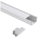 AP44M Rectangular 8 ft Aluminum Channel 10 Pack LED Strip Light Cover End Caps