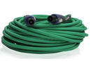 Speakon to Speakon Cable by FAT TOAD - 50ft Professional 12GA Pro Audio Green Speaker PA Cord w/ Twist Lock Connector - 12 AWG Wire for Music Studio