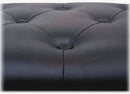 GRIFFIN Premium Antique Piano Bench - Adjustable Black Solid Wood Frame & PU Leather Padded Cushion - Vintage Ergonomic Musicians Keyboard Chair