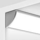 AP59 Corner 8 ft Aluminum Channel 10 Pack LED Strip Light Cover End Caps