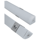 AP59 Corner 8 ft Aluminum Channel 10 Pack LED Strip Light Cover End Caps