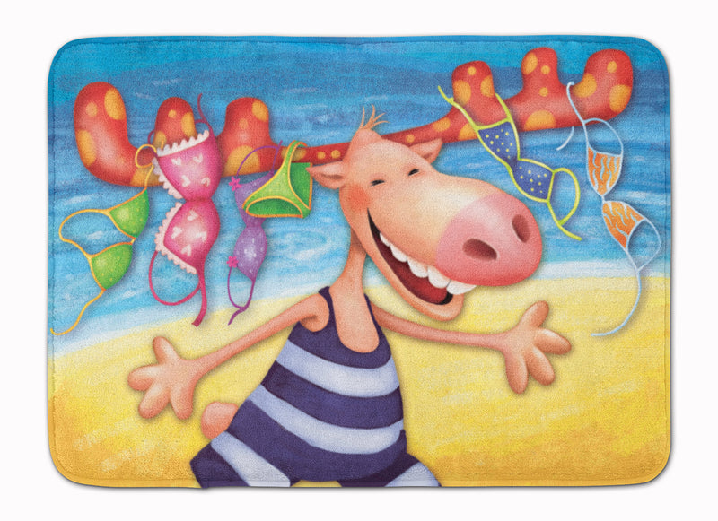 Moose on the Beach Machine Washable Memory Foam Mat APH0073RUG