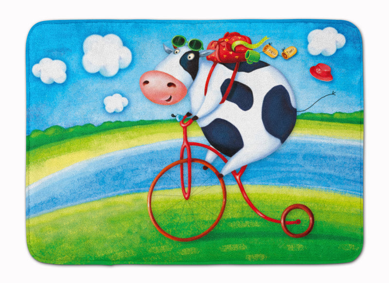 Cow riding Bicycle Machine Washable Memory Foam Mat APH0076RUG