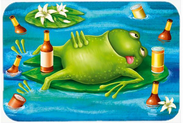 Frog Drinking Beer Glass Cutting Board Large APH0093LCB