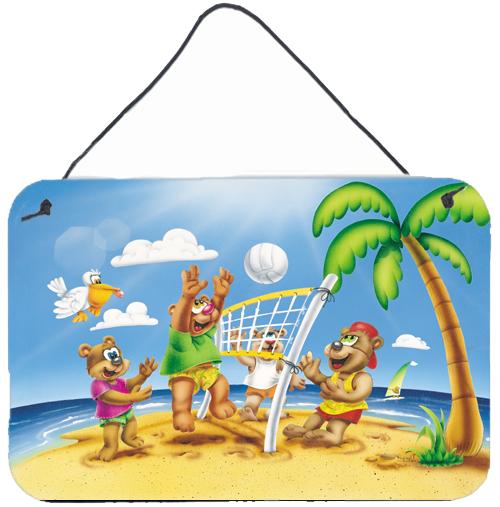 Bears Playing Volleyball Wall or Door Hanging Prints