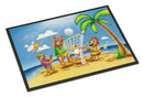 Bears Playing Volleyball Doormat Indoor Outdoor 18H X 27W Front Door Mat Rugs for Entryway, Non Slip Washable