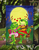 Frog Love Songs Garden Flag - Outdoor Decorative Yard Flag
