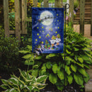 Angels watching Santa Claus Garden Flag – Decorative Outdoor Yard Flag APH0690GF