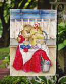 Teddy Bears In Love Valentine's Day Garden Flag - Outdoor Decorative Yard Flag