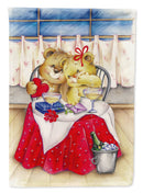 Teddy Bears In Love Valentine's Day Garden Flag - Outdoor Decorative Yard Flag