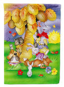 Animals under the coconut tree Garden Flag - Outdoor Decorative Yard Flag APH0977GF