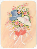 Love Valentine's Day Bouquet Glass Cutting Boards – Durable, Decorative Kitchen Art Large APH2039LCB