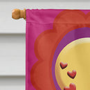 Frog Valentine's Day Date Flag Canvas House Size APH2477CHF