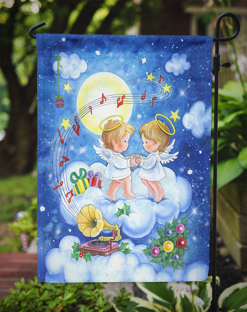 Angels Making Music Together Garden Flag – Decorative Outdoor Yard Flag APH3790GF