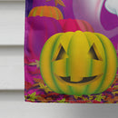 Buuu Ghosts Halloween House Flag 28x40 Porch Sleeve Pole Decorative Outside Yard Banner Artwork Wall Hanging, Polyester