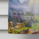 The Shepherds and Angels Appearing House Flag 28x40 Porch Sleeve Pole Decorative Outside Yard Banner Artwork Wall Hanging, Polyester
