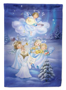Angels around the Tree Garden Flag – Decorative Outdoor Yard Flag APH6028GF