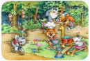 Animals at A Picnic Glass Cutting Boards – Durable, Decorative Kitchen Art Large APH6821LCB