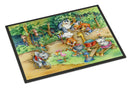 Animals at A Picnic Doormat - 18x27 Decorative Floor Mat – Indoor/Outdoor Rug with Artistic Flair APH6821MAT