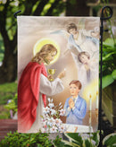 First Communion Boy Garden Flag - Outdoor Decorative Yard Flag APH7584GF
