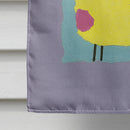 Giraffe House Flag 28x40 Porch Sleeve Pole Decorative Outside Yard Banner Artwork Wall Hanging, Polyester