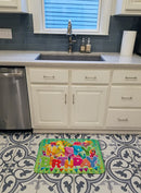 Happy Birthday Memory Foam Kitchen Mat Machine Washable Anti-Fatigue Cushion Comfort Bath or Kitchen Rug