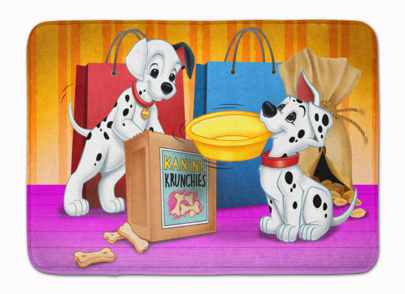 Dalmatians Snack Time Machine Washable Memory Foam Mat APH9063RUG