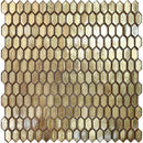 Shimmer Gold 12x12 Glossy Uniform Picket Mosaic Tile (10 pack, 9.47 sq ft/case)