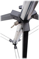 GRIFFIN Crank Lighting Truss Stands - T Adapter Bar & DJ Booth Trussing System for Light Cans & Speakers - Pro-Audio Stage Platform Hardware Package by GeekStands.com